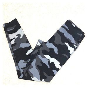Pink Victoria Secret camouflage leggings
